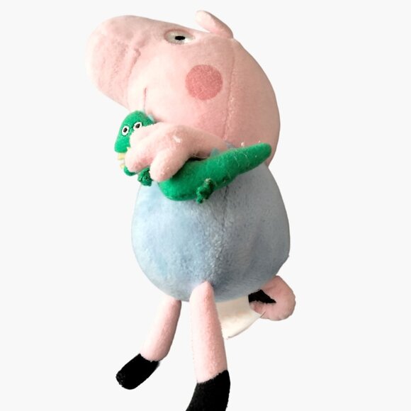 Ty Peppa Pig George Brother Pig Dinosaur 8 inch Plush Stuffed Animal - Picture 4 of 8